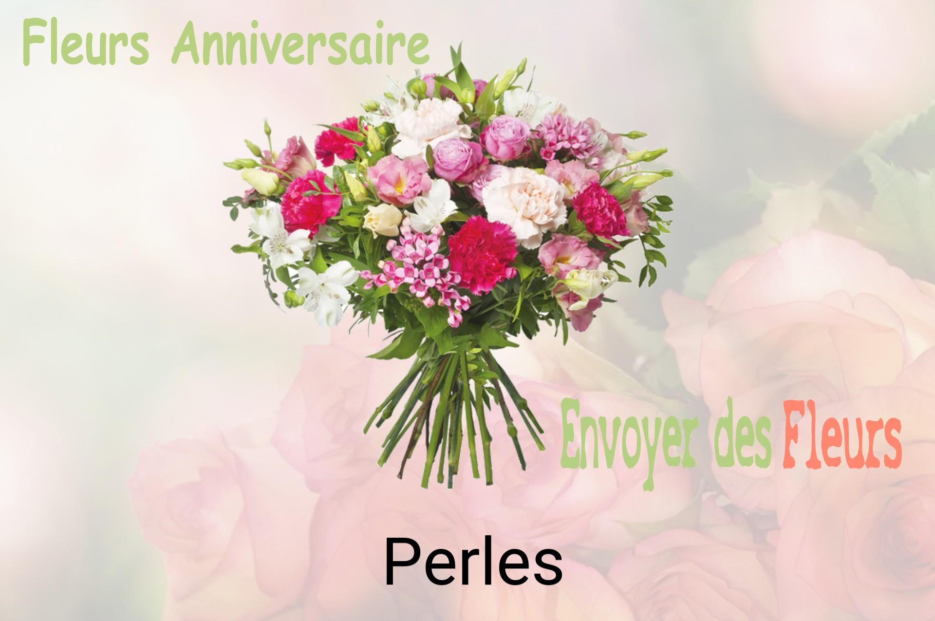 Bouquet de fleurs d’anniversaire livré à Perles